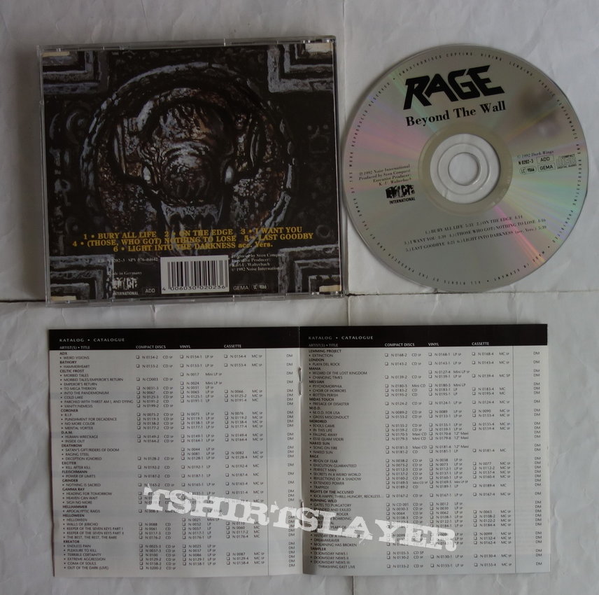 Rage - Beyond the wall - CD E.P.