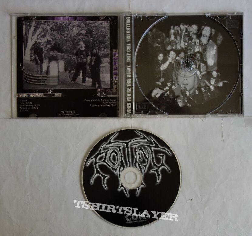Rotting - The forgotten - CD