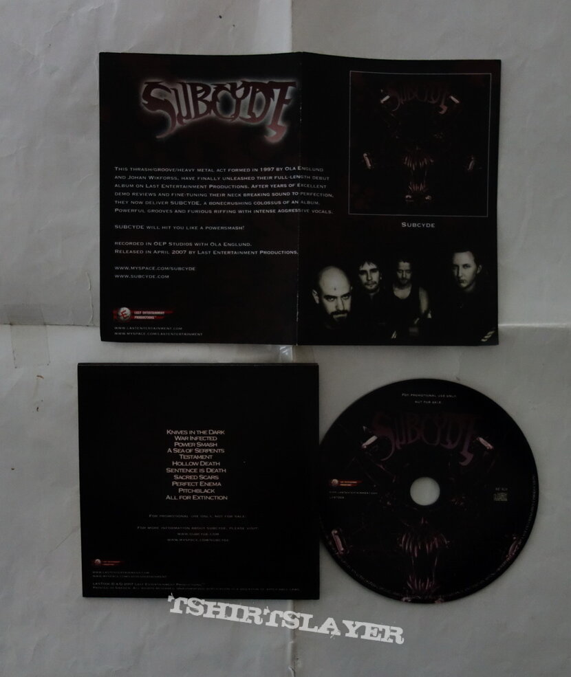 Subcyde – Subcyde - Promo CD