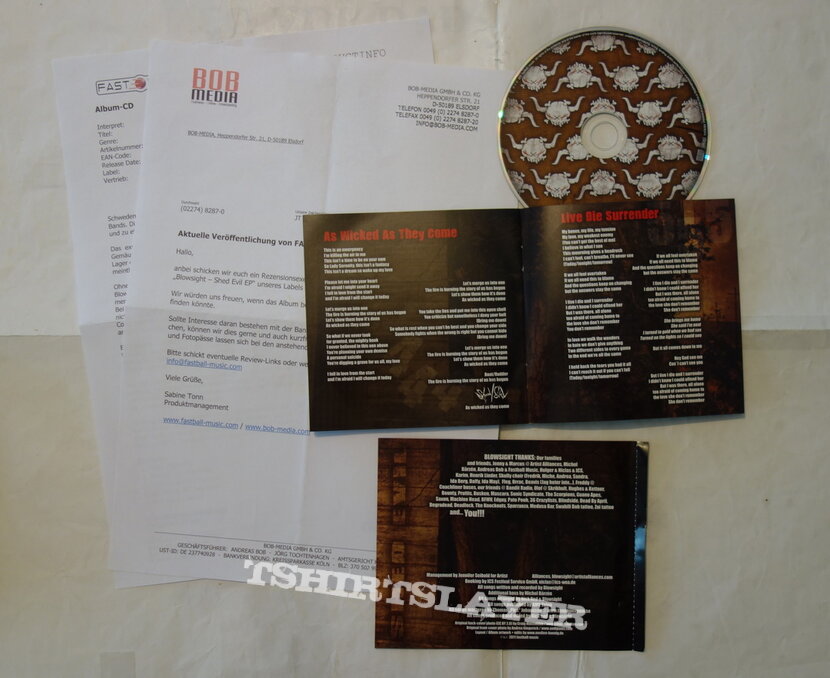 Blowsight - Shed evil - Promo CD