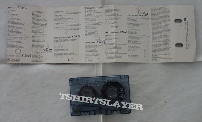 Iron Maiden - Seventh son of a sevent son - Tape (UK Version)