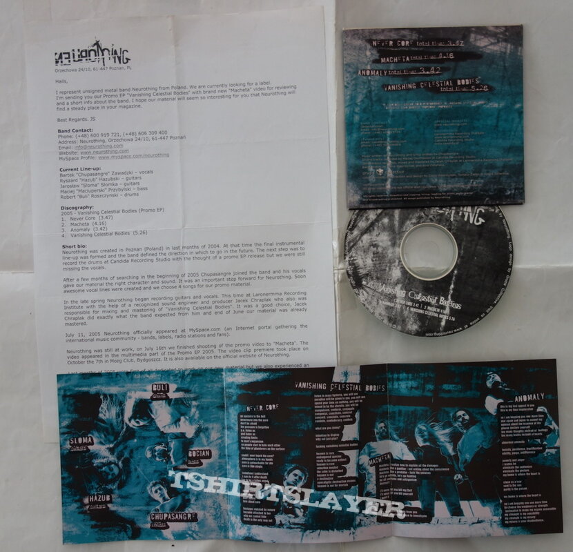 Neurothing – Vanishing Celestial Bodies - Promo CD