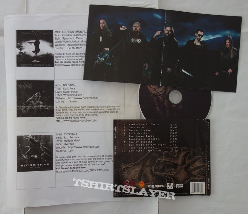No Dawn – Dark Aura - Promo CD