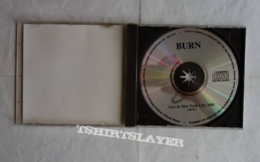 Burn - Live In New York City 1991 - CD