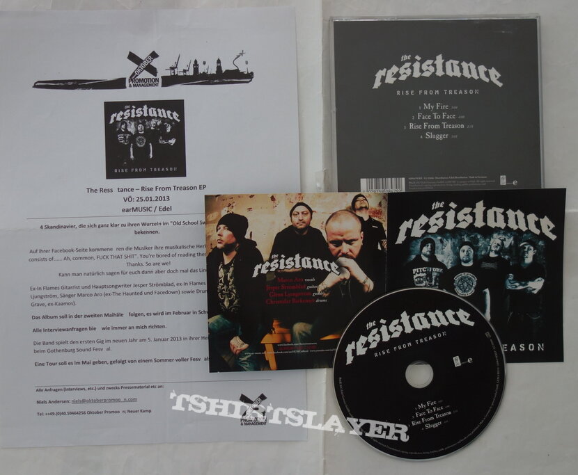 The Resistance – Rise From Treason - Promo CD