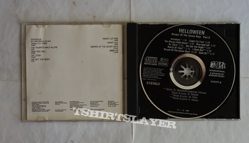 Helloween - Keeper of the seven keys part 2 - CD