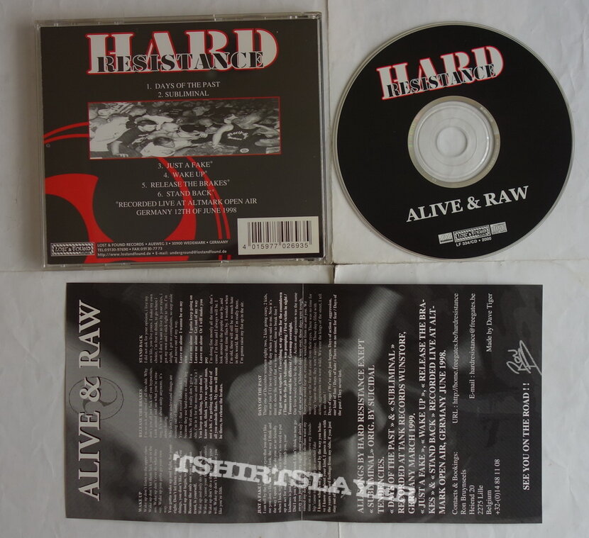 Hard Resistance - Alive &amp; raw - CD