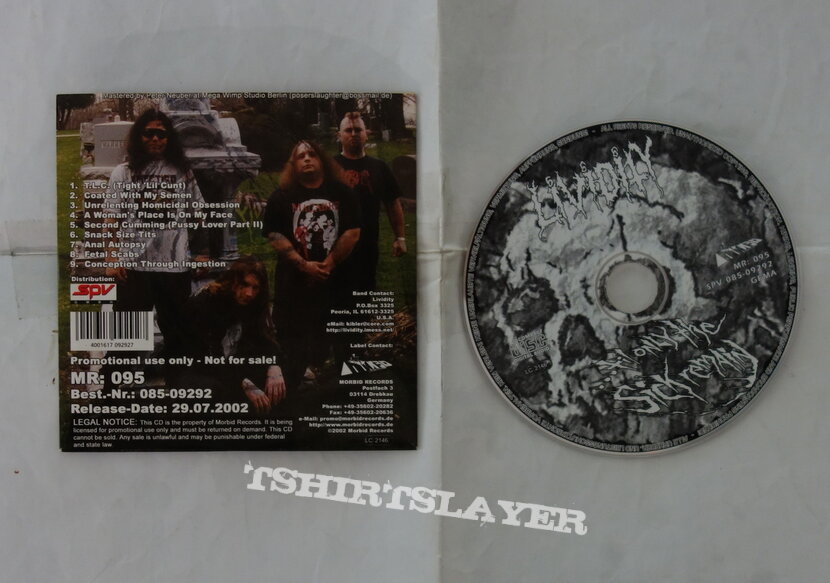 Lividity – ...&#039;Til Only The Sick Remain - Promo CD