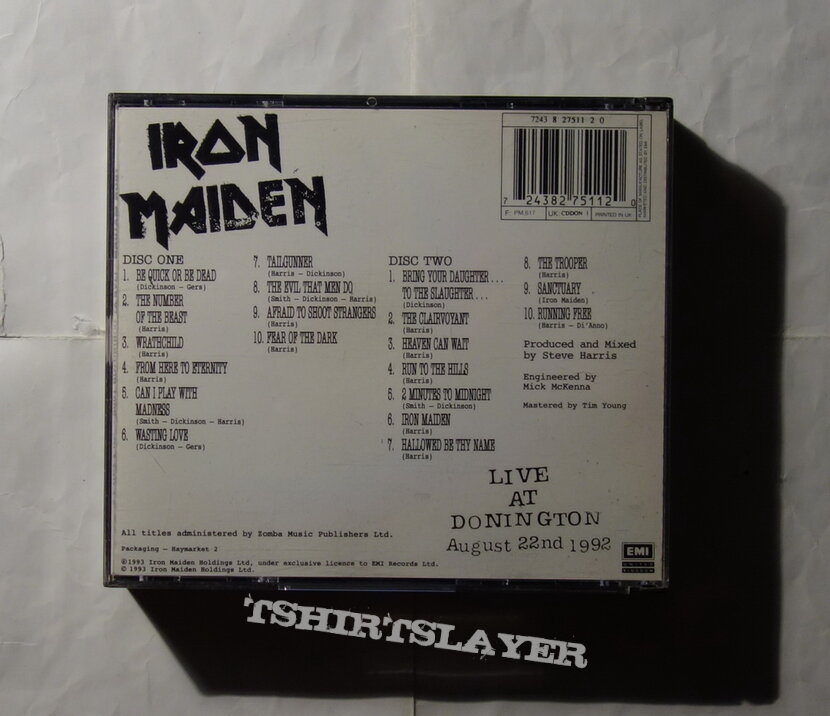Iron Maiden - Live at Donington (August 22nd 1992) - CD