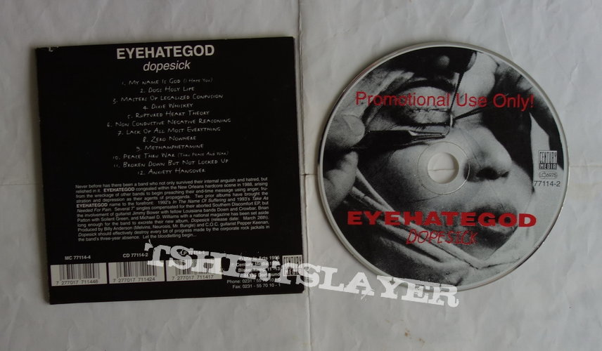 Eyehategod - Dopesick - Promo CD