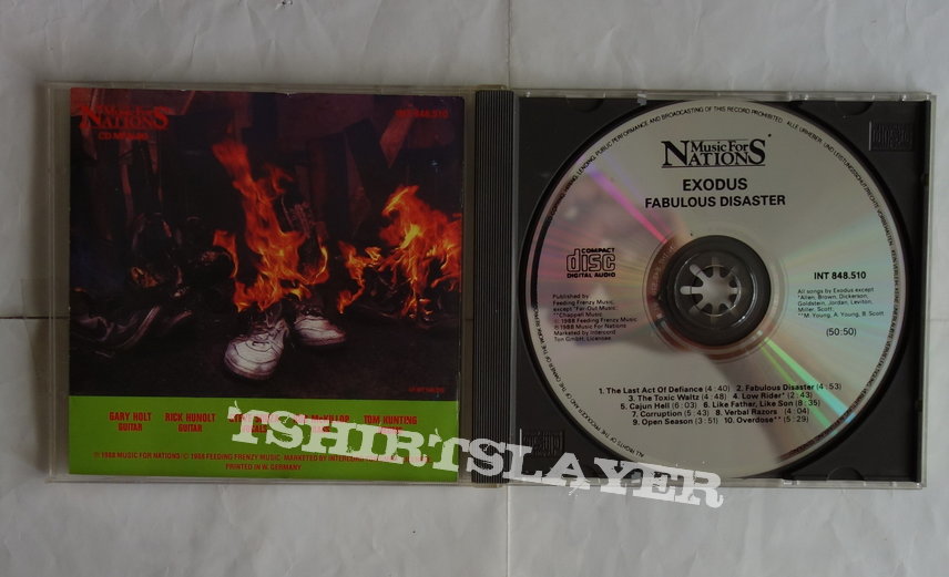 Exodus - Fabulous disaster - orig.Firstpress CD