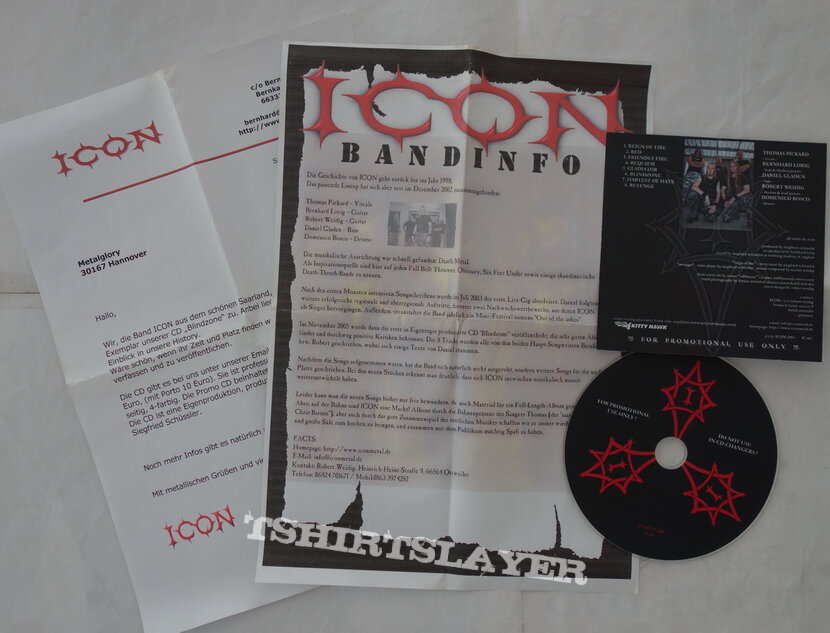 Icon - Blindzone - Demo CD