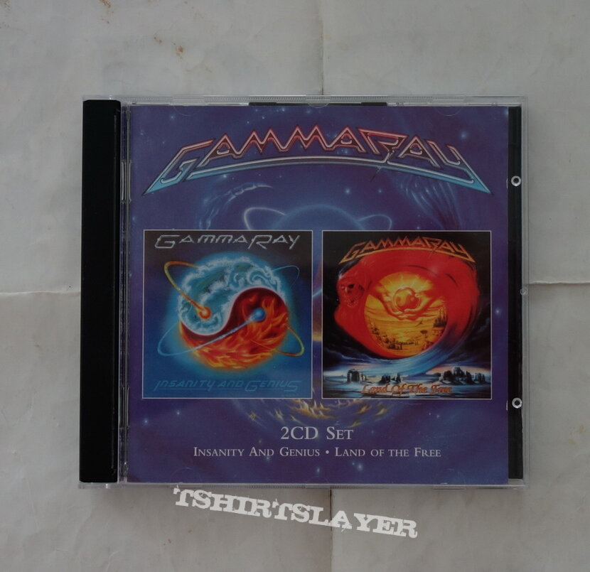Gamma Ray - Insanity And Genius / Land Of The Free - Re-release DoCD