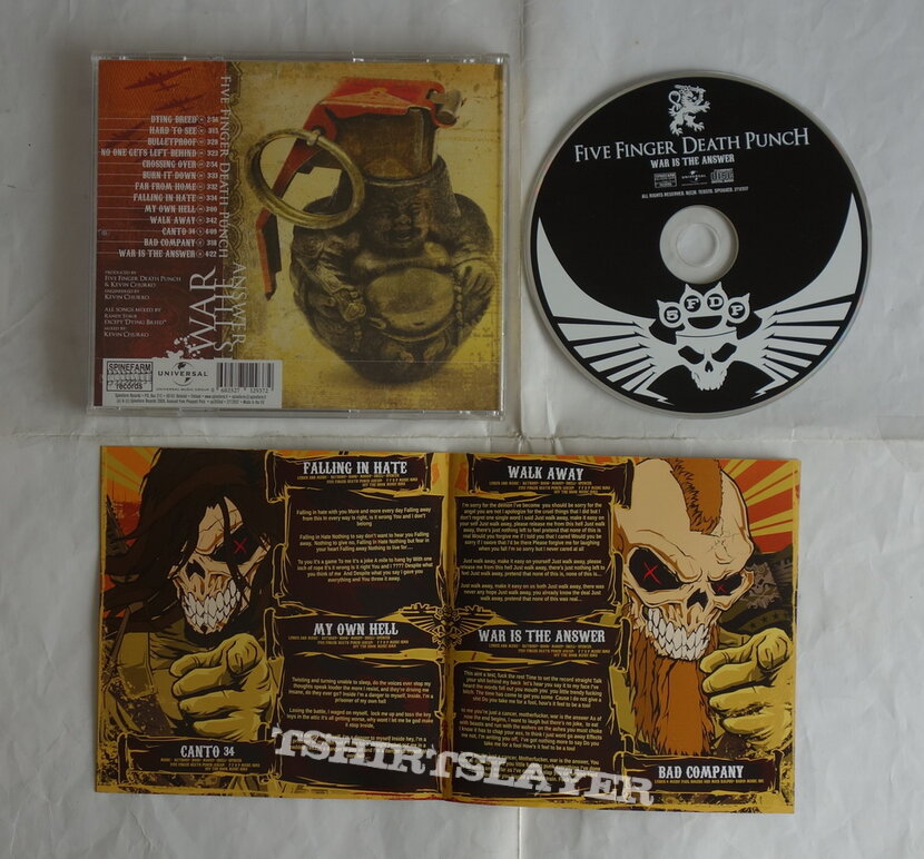 Fiver Finger Death Punch - War is the answer - CD