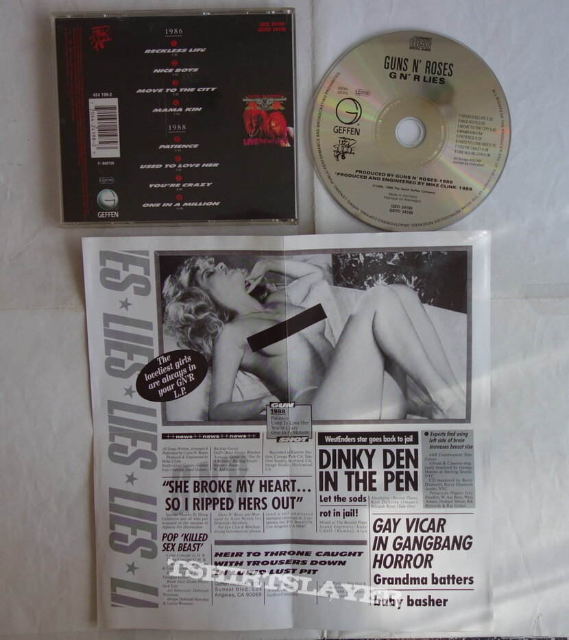 Guns N&#039; Roses Guns&#039;n&#039;Roses - Lies - CD