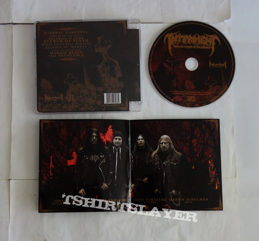 Interment - Into the crypts of blasphemy - CD