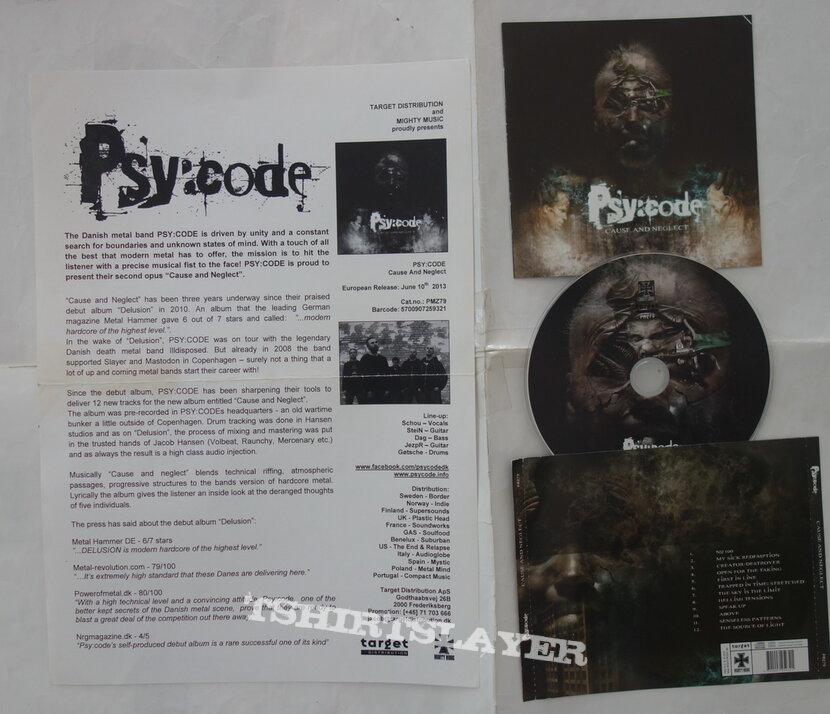 Psy:code – Cause And Neglect - Promo CD