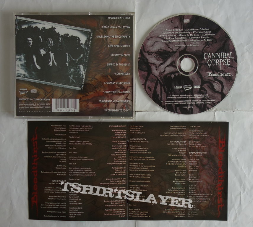 Cannibal Corpse - Bloodthirst - orig.Firstpress GER-CD