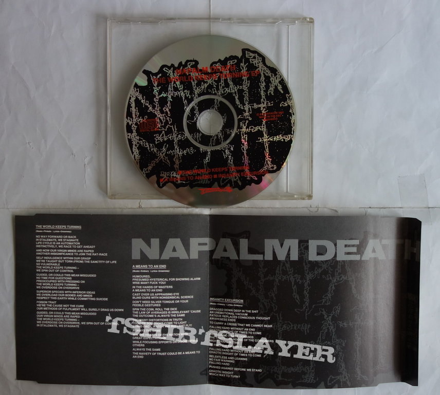 Napalm Death - The world keeps turning - E.P. CD