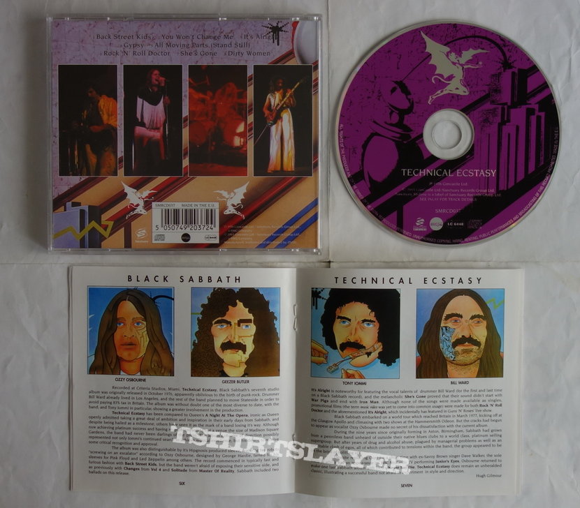 Black Sabbath - Technical ecstasy - Re-release CD