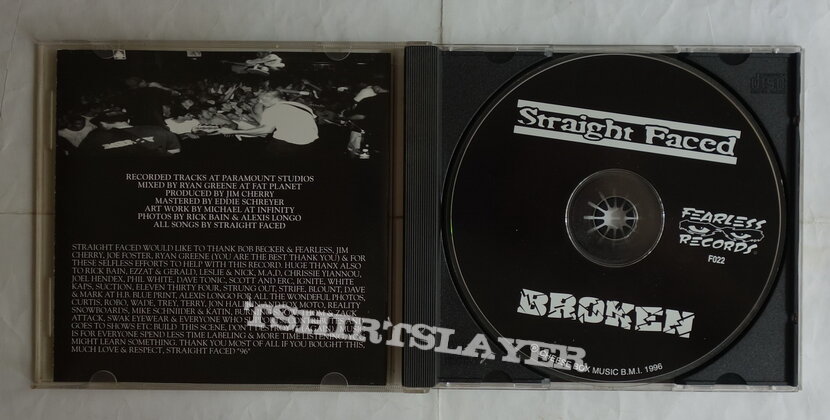 Straight Faced - Broken - CD