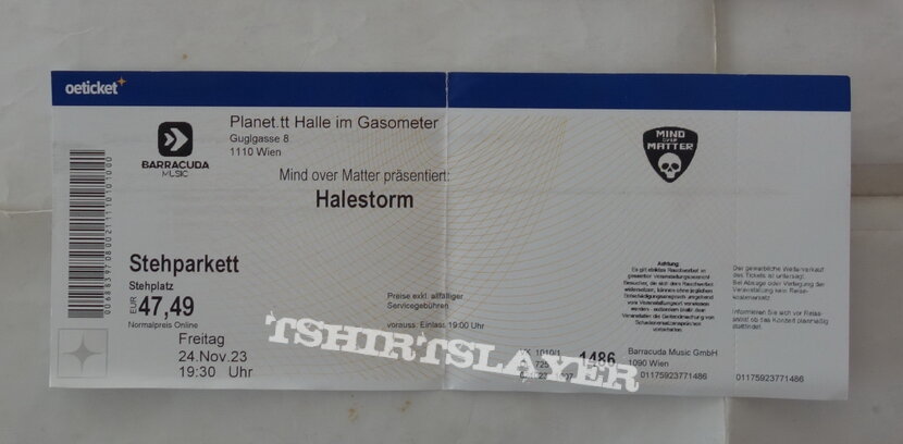 Halestorm / Black Veil Bride - Ticket