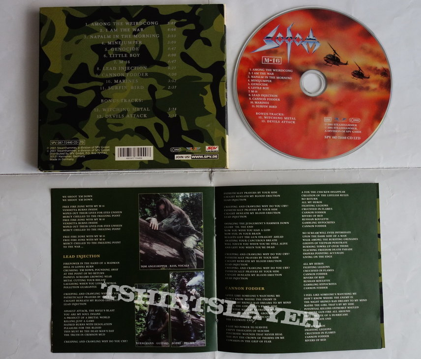 Sodom - M-16 - lim.edit.Digipack CD