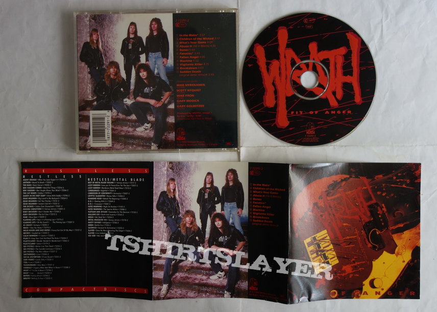 Wrath - Fit of anger - Re-release CD