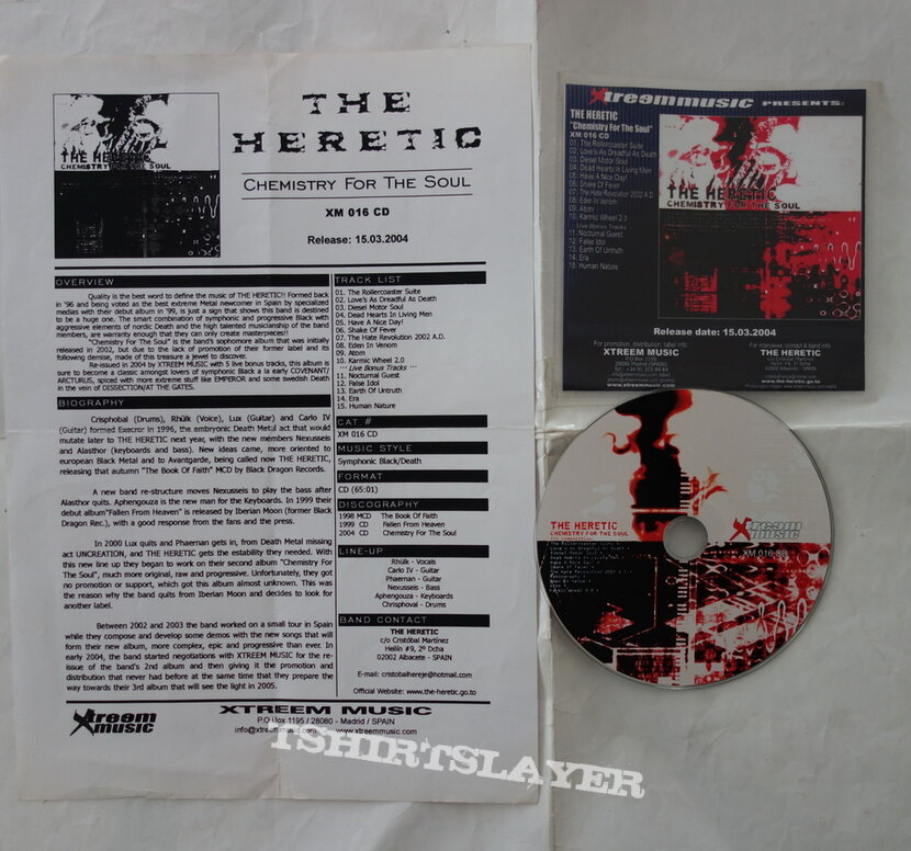 The Heretic – Chemistry For The Soul - Promo CD