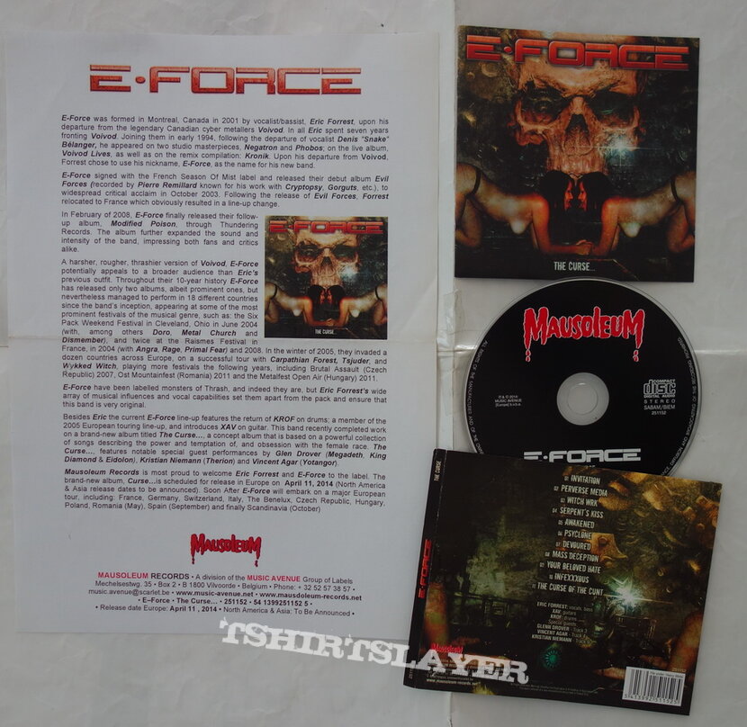 E-Force – The Curse... - Promo CD