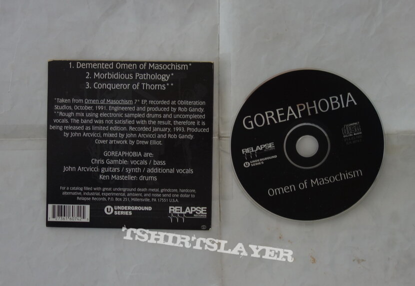 Goreaphobia – Omen Of Masochism - CD