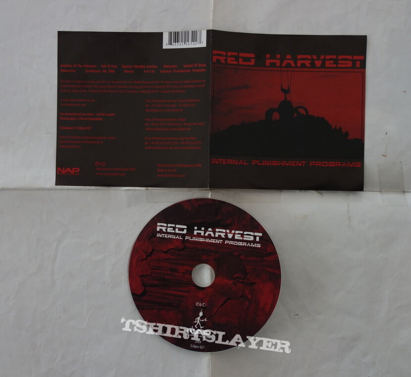 Red Harvest – Internal Punishment Programs - Promo CD