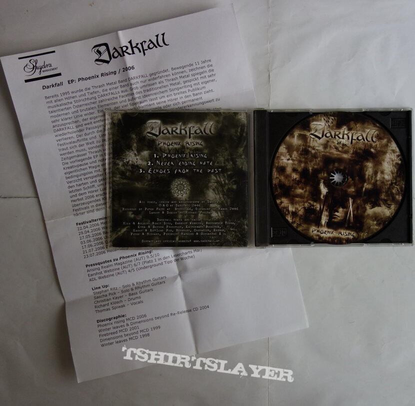 Darkfall - Phoenix rising - Promo CD