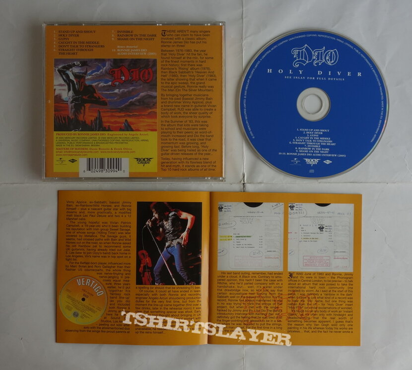 Dio - Holy diver - Re-release CD