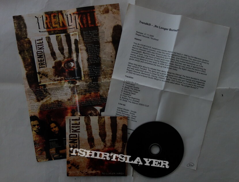 Trendkill – No Longer Buried - Promo CD