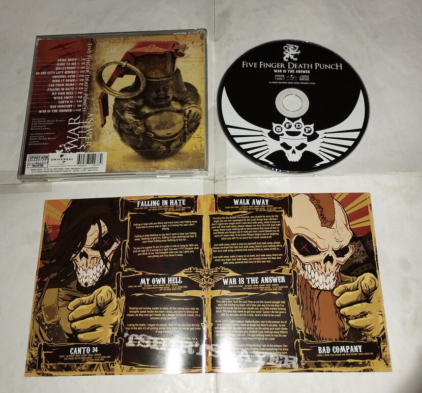 Five Finger Death Punch - War is the answer - CD