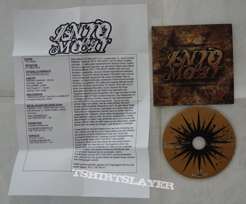 Into The Moat – The Design - Promo CD