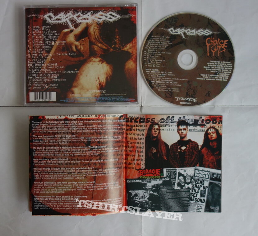 Carcass - Choice cuts - orig.Firstpress CD