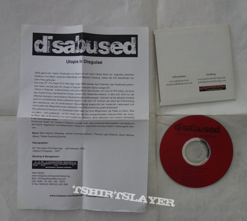 Disabused – Utopia In Disguise - Promo CD