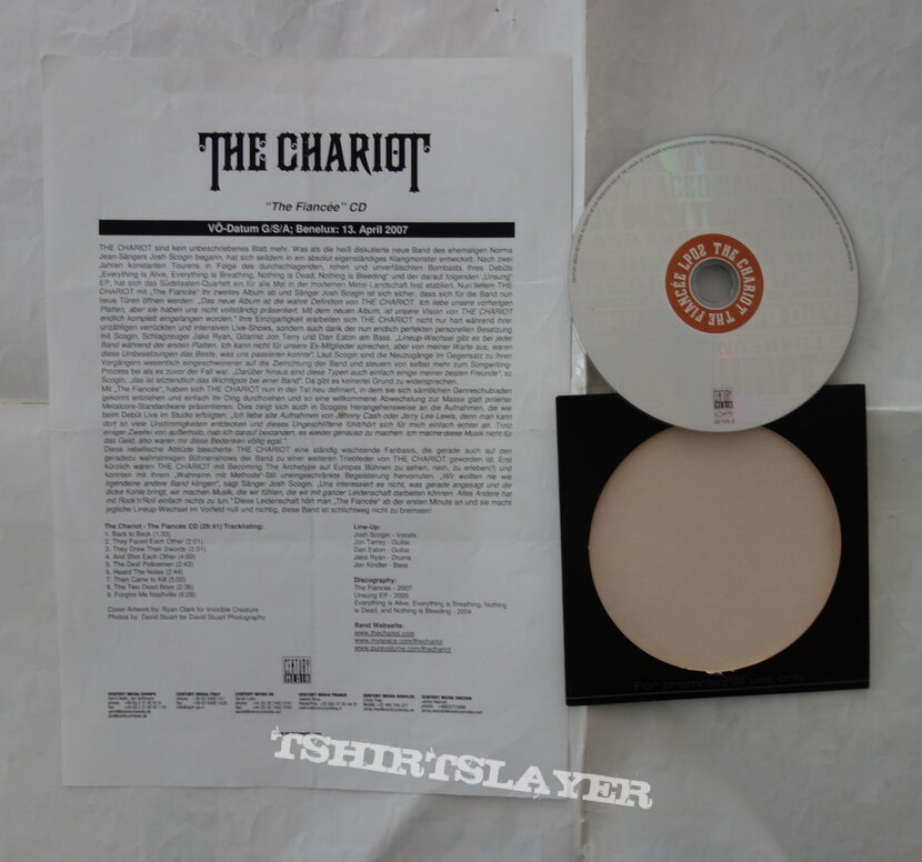 The Chariot – The Fiancée - Promo CD