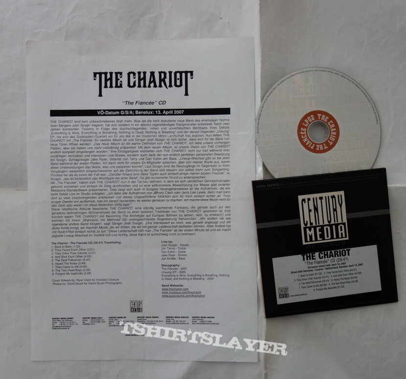The Chariot – The Fiancée - Promo CD