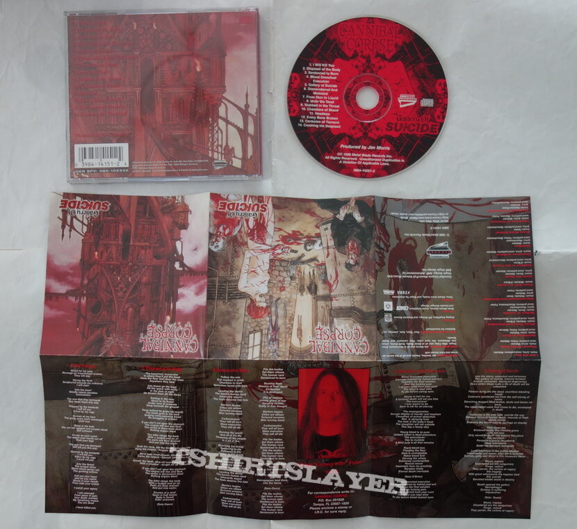 Cannibal Corpse - Gallery of suicide - orig.Firstpress CD