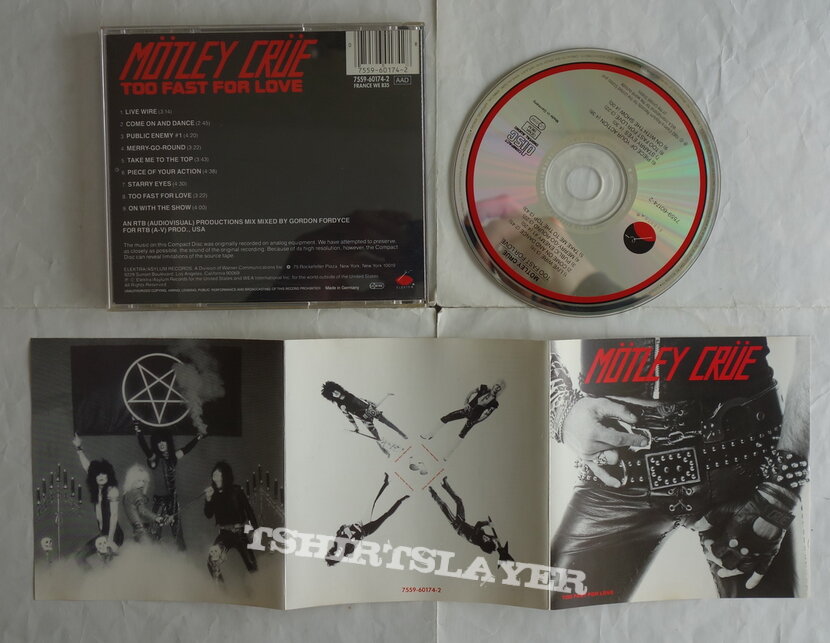 Mötley Crüe - Too fast for love - CD