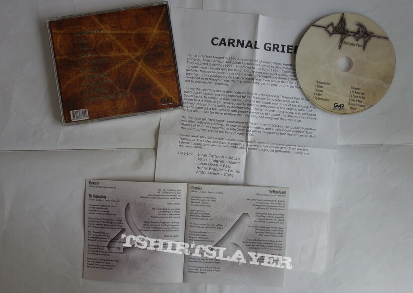 Carnal Grief ‎– Nine Shades Of Pain - Full case Promo CD