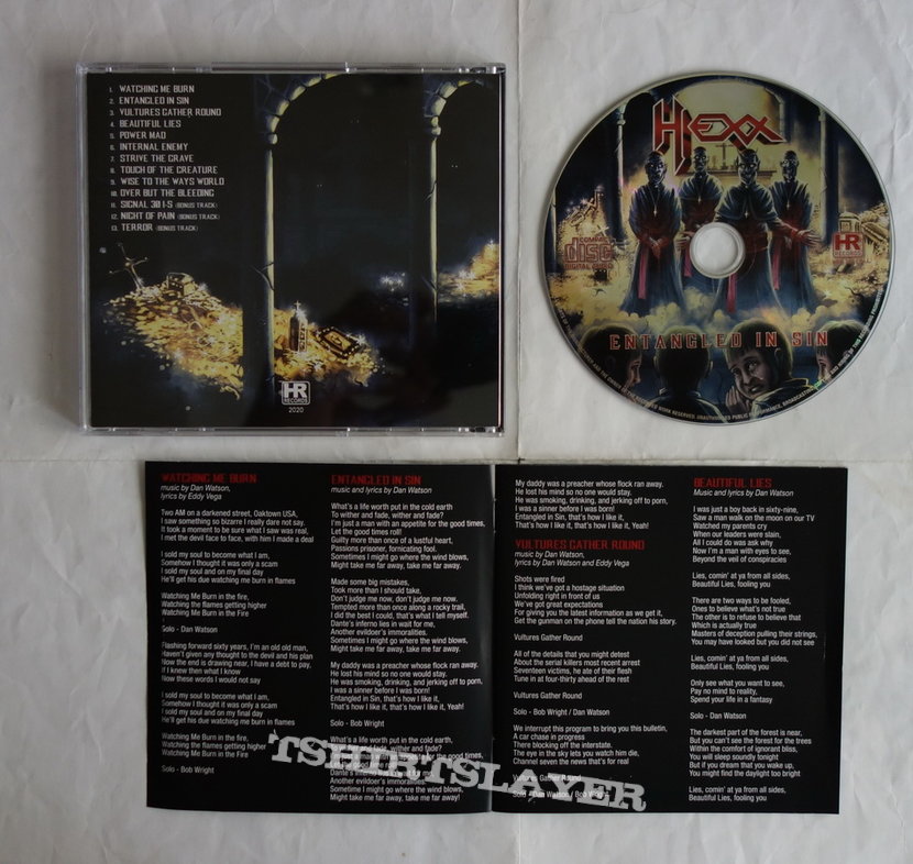 Hexx - Entangles in sin - CD Hexx - Entangles in sin - CD