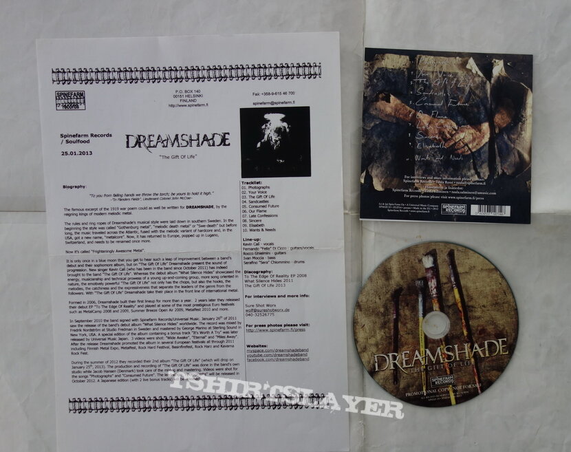 Dreamshade - The gift of life - Promo CD