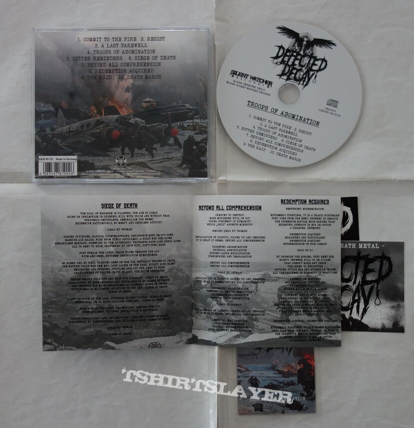 Defected Decay - Troops of abomination - CD