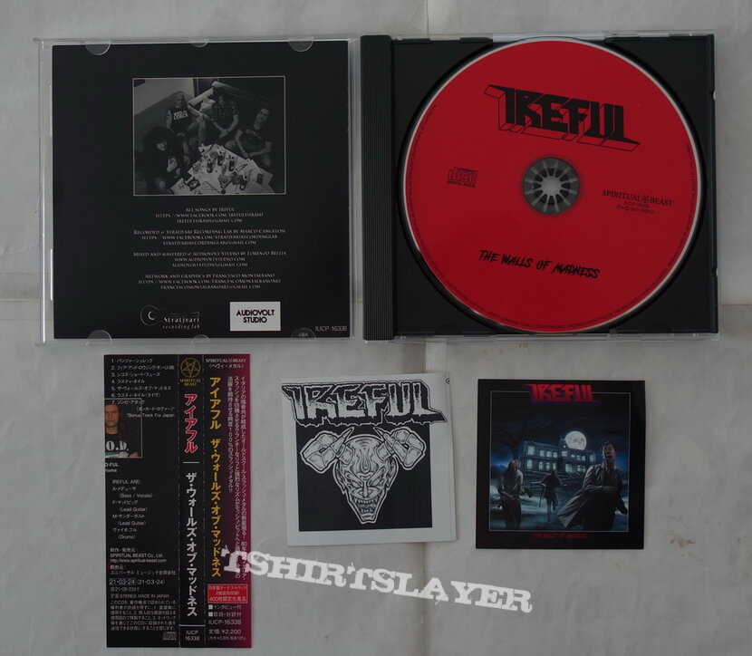 Ireful - The walls of madness - JAP-version CD