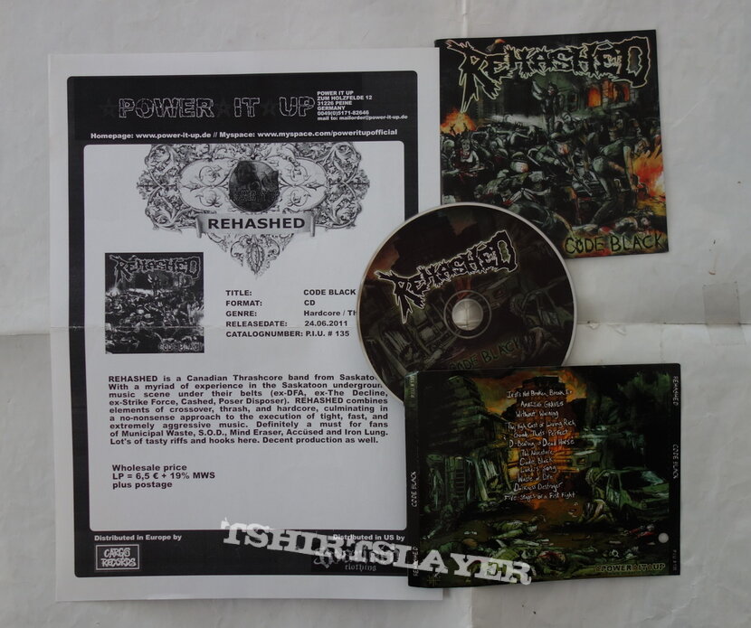 Rehashed – Code Black - Promo CD