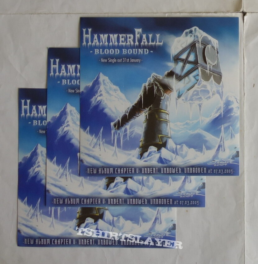 Hammerfall - Blood bound - Promo Sticker